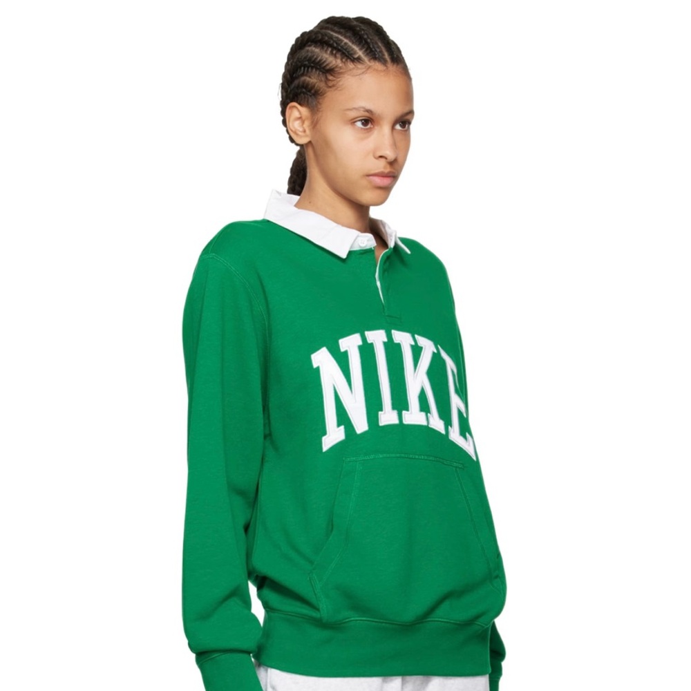 brand new nike green club polo women xs/s